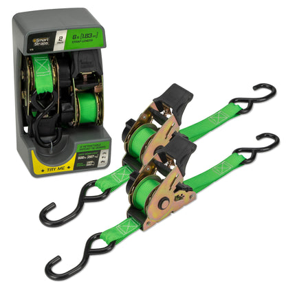 6' Standard Duty Retractable Ratchet Tie Down